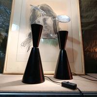 Coppia lampade Diablo design anni 80'