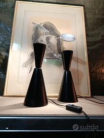 Coppia lampade Diablo design anni 80'
