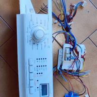 scheda elettrica e orologio con display lavatrice