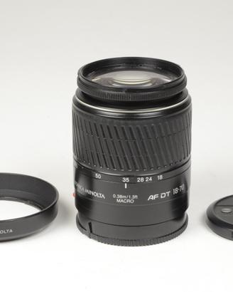 SONY 18-70 3,5-5,6 Konica x Sony Alpha attacco A