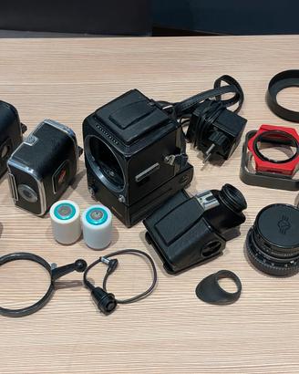 Completo Hasselblad 500 EL/M + 50 f4 + Pentaprisma