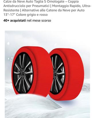 Calze da Neve Auto Taglia S