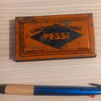Cuscinetto timbri Pessi Padova scatolina latta  