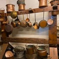 BATTERIA DA CUCINA IN RAME ANTICO 700/800 - 25 PZ