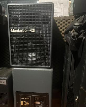 Coppia casse Montarbo 210a w250 Amplificate