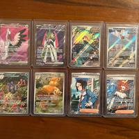 Lotto Pokemon 8 Carte AR / Fullart