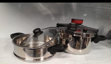 pentola a pressione e vapore 2×1