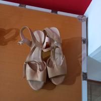 scarpe aperte con tacco