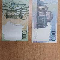 10000 lire e 5000 lire