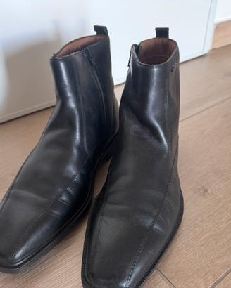 Geox Amphibiox – Stivaletti uomo in pelle nera 39