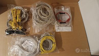 LOTTO CAVI LAN CAT 5 - 5E  VARIE MISURE