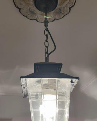 Lampadario stile lanterna antica