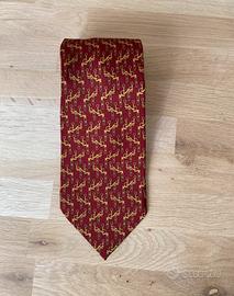 Cravatta Christian Dior 100% seta Vintage