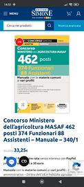 Manuale Simone Concorso Masaf Agricoltura