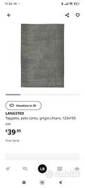 Tappeto Langsted Ikea pelo corto