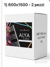 Termoarredo Bagno ALYA Bianco - NUOVI Imba
