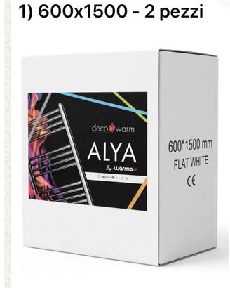 Termoarredo Bagno ALYA Bianco - NUOVI Imba
