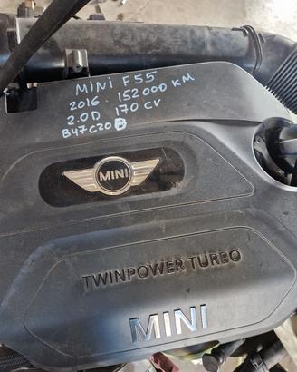 Mini Cooper SD F55 2016 motore 2.0D B47C20B