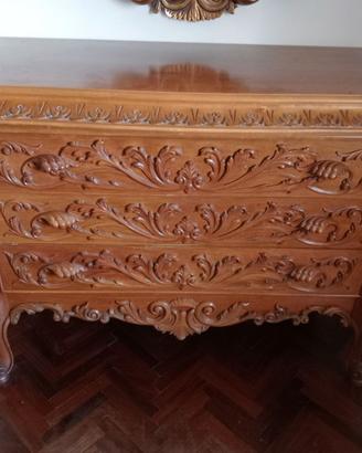 CAMERA DA LETTO STILE RINASCIMENTALE TOSCANO