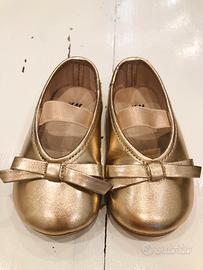 Scarpe ballerine H&M oro bambina