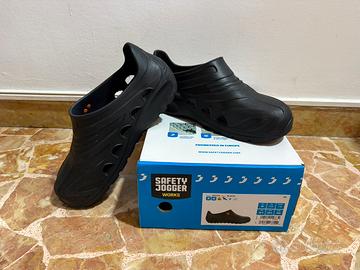 Scarpe da lavoro zoccoli unisex nere