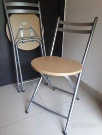 5 sedie da interno e da giardino 