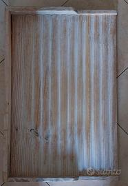 tavoletta in legno per lavatoio