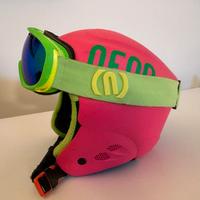 Casco sci Neon Hero junior bambino e occhiali