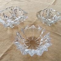 TRIS POSACENERI IN VETRO