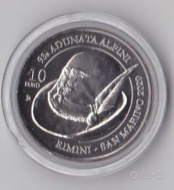 SAN MARINO 2020 10 EURO 93a Adunata Nazionale Alpi
