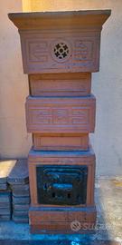 Stufa BECCHI in terracotta