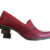 Scarpe in Pelle di Eject Tacco Scultura Nuove 37