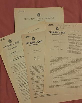 Lotto Cartaceo Regio Esercito WW2