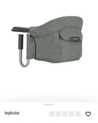 seggiolino da tavolo  e vassoio coordinato marca I