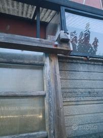 spalliera in legno con sette pioli robusto