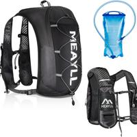 Zaino running con sacca acqua 1L leggero e traspir