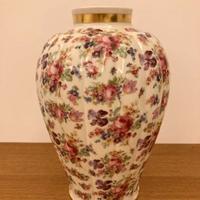 Vaso porcellana motivo floreale Thomas Bavaria