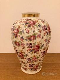 Vaso porcellana motivo floreale Thomas Bavaria
