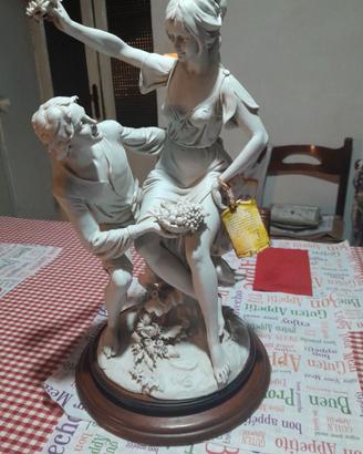 Grande Scultura Porcellana Triade Bassano