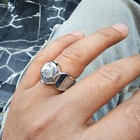 Anello in acciaio Rolex