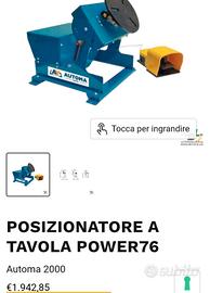 posizionatore tavola rotante automa Power 76