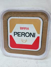 vassoio pubblicitario latta Peroni vintage