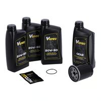 Kit Tagliando Olio MCS Minerale Filtro Nero XL Spo