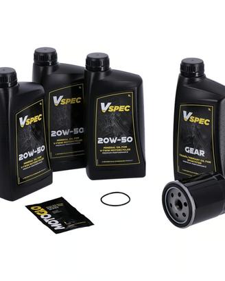 Kit Tagliando Olio MCS Minerale Filtro Nero XL Spo