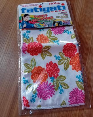 panno microfibra 35x35 cm pulisce, spolvera lucida