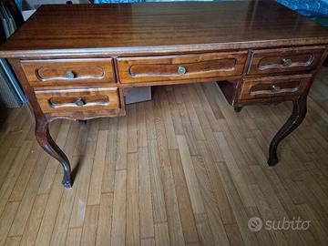 Scrittoio legno massello stile Luigi XV