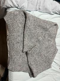 Maglione grigio di lana