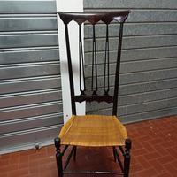 Sedia Chiavarina con schienale alto