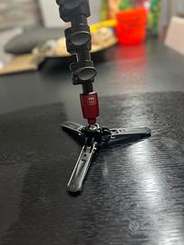 MANFROTTO MONOPIEDE 561BHDV TESTA VIDEO 701HDV