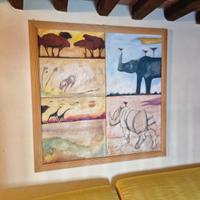 quadri moderni  raffiguranti animali africani